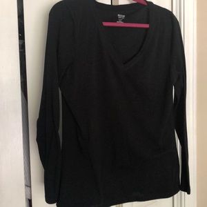 V Neck Long Sleeve Top